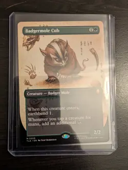 Badgermole Cub (Borderless) Avatar: The Last Airbender Regular - Image 2