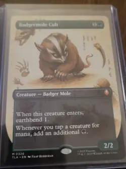 Badgermole Cub (Borderless) Avatar: The Last Airbender Regular - Image 2