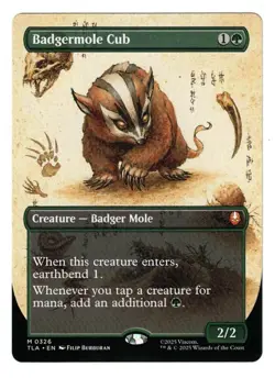Badgermole Cub - Borderless - Regular - Avatar: The Last Airbender - #326 - MTG - Image 1