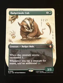 Badgermole Cub (Borderless) Avatar: The Last Airbender Regular - Image 1