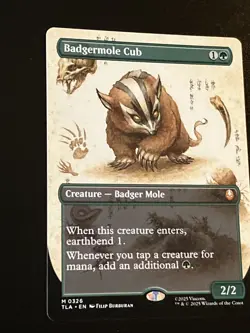Badgermole Cub (Borderless) Avatar: The Last Airbender Regular - Image 2