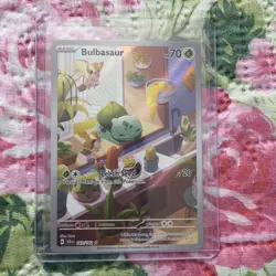 Pokemon Cards Bulbasaur 143/142 Stellar Crown Illustration Rare NM/M - Image 1