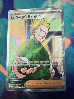 Lt. Surge's Bargain 170/132 ME01: Mega Evolution - Pokemon Card - NM - Image 1