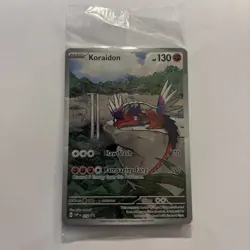 Koraidon SVP 014 Sealed SV Scarlet & Violet Full Art Promo Card Pokemon TCG - Image 1