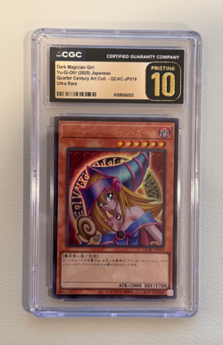 2025 Yu-Gi-Oh! Cards JPN. Dark Magician Girl UR QCAC-JP019 CGC 10 PRISTINE - Image 1