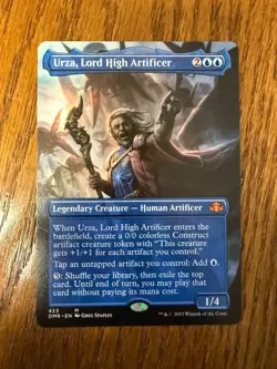 NONFOIL BORDERLESS Urza, Lord High Artificer Dominaria Remastered NM - Image 1