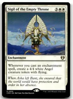 MTG Commander Masters #836 Sigil of the Empty Throne NM - Image 1