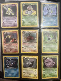 Pokemon! Team Rocket In-Complete Set 75 out of 82 WOTC 2000 (1st Edition Cards!) - Image 1