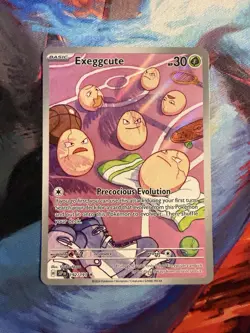 Pokemon TCG Exeggcute 192/191 Surging Sparks Illustration Rare Card NM Condition - Image 1