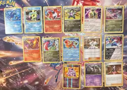 Pokemon XY Era Card Lot - 15 Holos & Reverse Holos - Various Conditions - Image 1