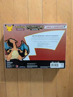 Pokemon TCG Celebrations Collection Lance's Charizard V Box Free Shipping 820650101625 - Image 2