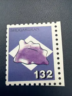 Ditto No. 132 #1 Pokemon Stamp Rare Shogakukan Japanese Nintendo US Seller NM - Image 1