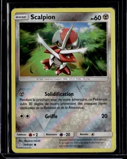 Pawniard 104/181 Team up Reverse Holo Common (FRENCH) (LP) / Pokemon TCG - Image 1