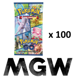 Pokemon TCG Pokemon GO Booster Packs Lot of 100 Factory Sealed Unsearched - Image 1