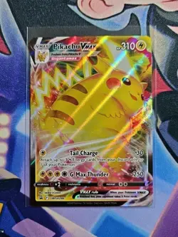 2023 Pokemon PIKACHU VMAX #SWSH286 Black Star Promo NM - Image 1