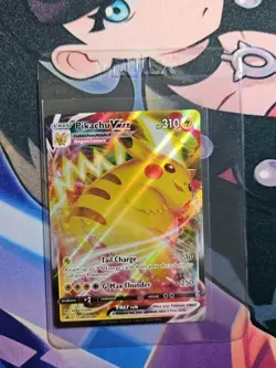 2023 Pokemon PIKACHU VMAX #SWSH286 Black Star Promo NM - Image 3
