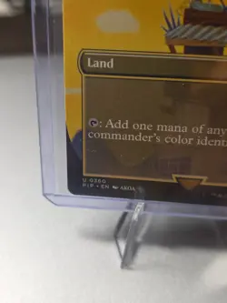 Command Tower (Borderless) #360 (NM) Fallout PIP Magic MTG Regular - Image 2