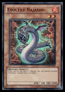 EVOLTILE NAJASHO ORCS-EN083 SUPER RARE ORDER OF CHAOS YU-GI-OH - Image 1