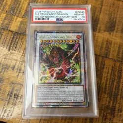 PSA 10 ALIN-EN040 Snake-Eyes Vengeance Dragon (Quarter Century Secret Rare) - Image 1