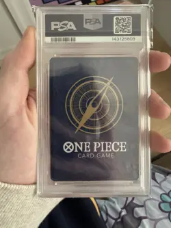 2025 ONE PIECE OP13-CARRYING ON HIS WILL 3RD ANNIV-SILVER #004 SHANKS PSA 9 - Image 2