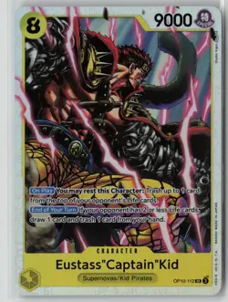 Eustass"Captain"Kid (112) OP10-112 One Piece Royal Blood Super Rare Near Mint - Image 1