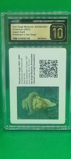 CGC Pristine Mint 10 2023 Van Gogh Museum Amsterdam Pokemon X Insert Card Graded - Image 1