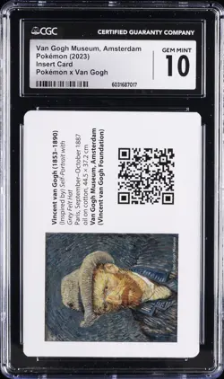 2023 POKEMON VAN GOGH MUSEUM AMSTERDAM CGC 10 GEM MINT - Image 1