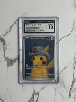 2023 Pokemon X Van Gogh SVP EN Pikachu with Grey Felt Hat Full Art #085 CGC 10 - Image 1