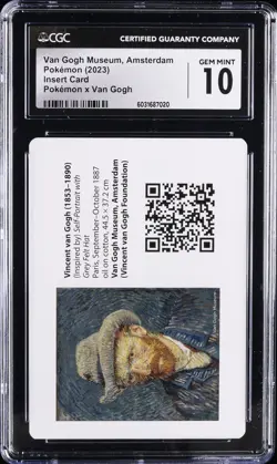 2023 POKEMON VAN GOGH MUSEUM AMSTERDAM CGC 10 GEM MINT - Image 1