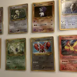 Pokemon 10 Holo Cards Japan and english vintage fossil bundle Near mint - Mint - Image 3