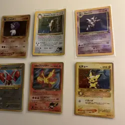 Pokemon 10 Holo Cards Japan and english vintage fossil bundle Near mint - Mint - Image 4