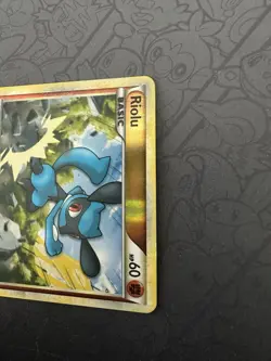 Pokemon Riolu Unleashed Reverse Holo Card 60/95 - Image 3