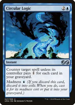 Circular Logic Ultimate Masters NM Blue Uncommon MAGIC GATHERING CARD ABUGames - Image 1