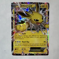 Pokemon Jolteon EX 28/83 Generations Ultra Rare Holo English Card TCG - Image 1