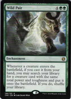 MTG Wild Pair (196) | NM | Conspiracy: Take the Crown {CN2} - Image 1