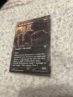 #433 Orcish Bowmasters Borderless Universes Beyond LOTR Tales Middle Earth Rare - Image 1