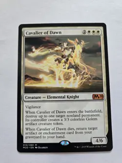 MTG | Core Set 2020 | Cavalier of Dawn | Mythic Rare | 010/280 - Image 1