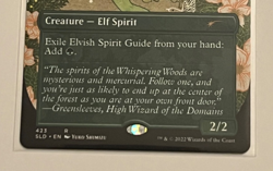 MTG Elvish Spirit Guide - Borderless - Secret Lair Drop Series #423 - Image 3