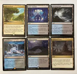 MTG Dimir utility land lot x6 (blue black) commander NM reg - Image 1