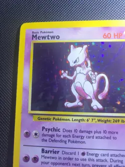 Pokemon TCG Mewtwo Base Set 10/102 Holo 1999-2000 Wizards Vintage WOTC - Image 4