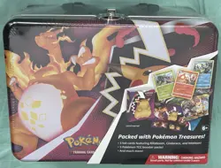 POKEMON TRADING CARD GAME COLLECTOR CHEST with HANDLE & 5 BOOSTER PACKS - Image 1