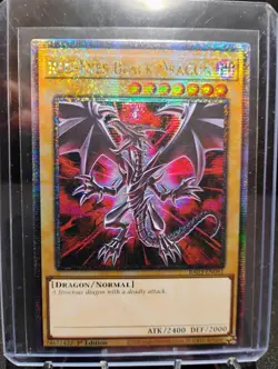 Yu-Gi-Oh Red-Eyes Black Dragon RA03-EN081 QUARTER CENTURY SECRET RARE NEAR MINT - Image 1
