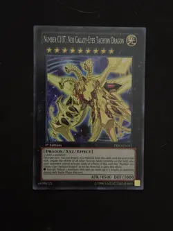 Number C107: Neo Galaxy-Eyes Tachyon Dragon - MP15-EN023 - Super Rare LP - Image 2