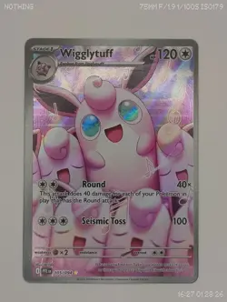 Wigglytuff 105/094 - Illustration Rare - Phantasmal Flames - Pokemon TCG - NM - Image 1