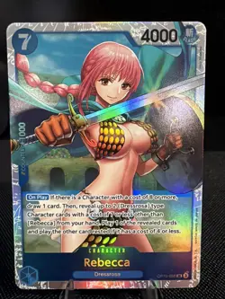 Rebecca OP10-058 English SR Royal Blood One Piece Card Game - Image 1
