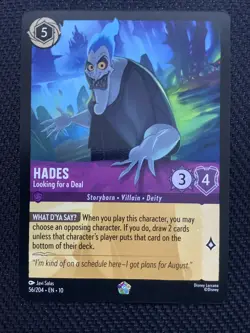 Disney Lorcana: Hades - Looking for a Deal 56/204 Whispers in the Well Regular - Image 1