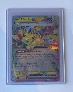 Pokemon TCG Pikachu EX 057/191 Surging Sparks Double Rare Holo Single Card - Image 1