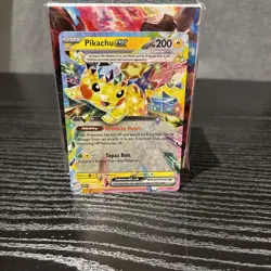 Pokemon TCG Pikachu EX 057/191 Surging Sparks Double Rare Holo Single Card - Image 1