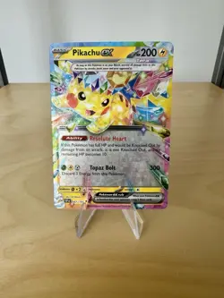 Pokemon TCG Pikachu EX 057/191 Surging Sparks Double Rare Holo Single Card - Image 1