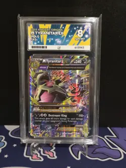 Pokemon TCG XY-Ancient Origins M Tyranitar EX Holo Card 43/98 Ace 8 - Image 1